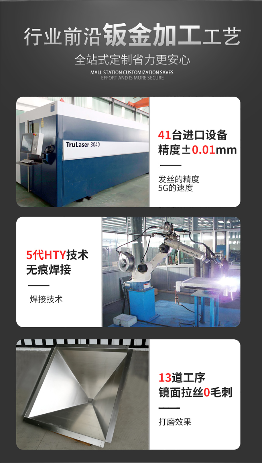 不銹鋼鈑金加工2